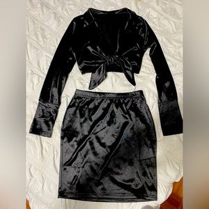 skirt set two piece outfit